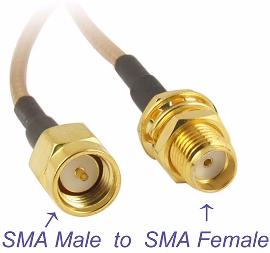 Antenna Cable SMA Male to RP SMA Female RF Coax Coaxial Jumper Pigtail Cable Assembly